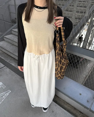 Simple raglan sleeve T-shirt