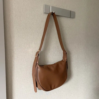 Half-moon shoulder bag