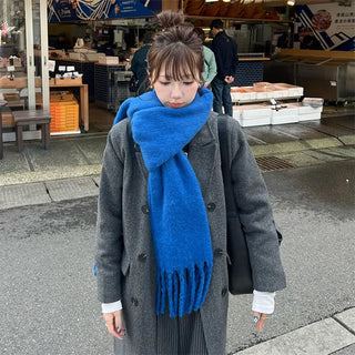 Colorful long scarf