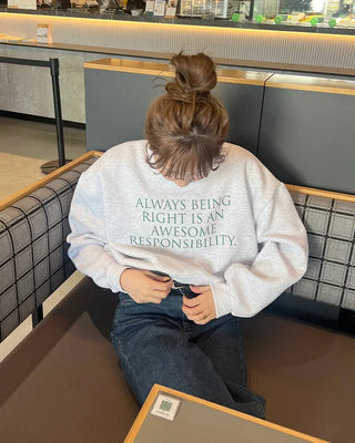 Awesome Lettering Sweatshirt