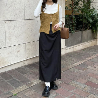 Twist strap skirt