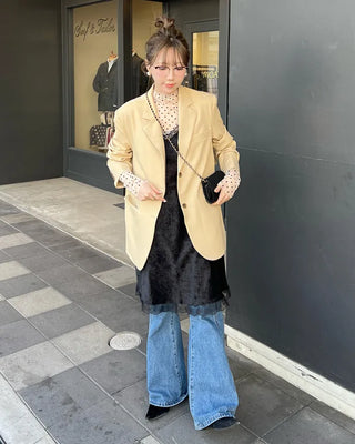 Oversized blazer jacket