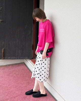 Round neck loose fit t-shirt