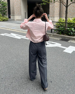 Basic crop shirt