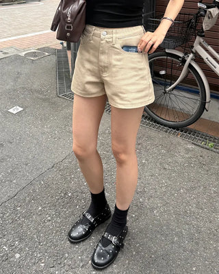 Basic cotton shorts