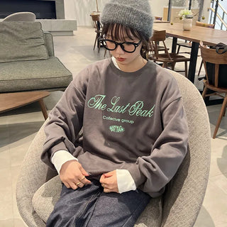 The Last Lettering Brushed Sweatshirt