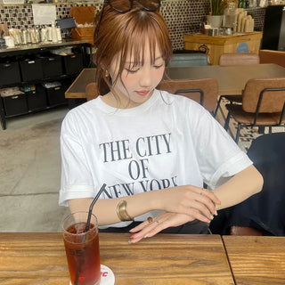 THE CITY Boxy Fit T-Shirt