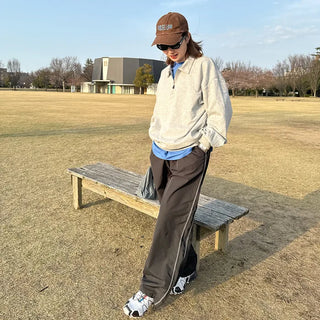 Line Point Wide Pants