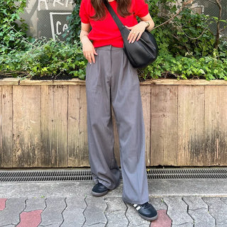 Center-creased slacks