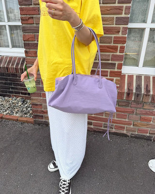 Nylon Multi-Square Tote Bag