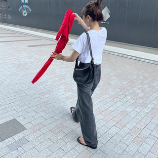 Half-moon shoulder bag