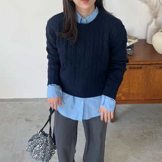Round Cable Knit