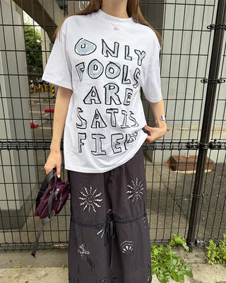 Crayon Lettering Short Sleeve T-Shirt
