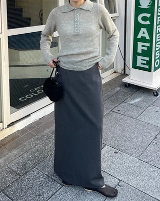 Suede mini handbag