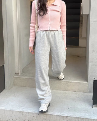Colored Rib Cardigan