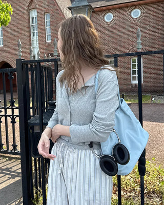 Perforated Sleeveless Cardigan Set