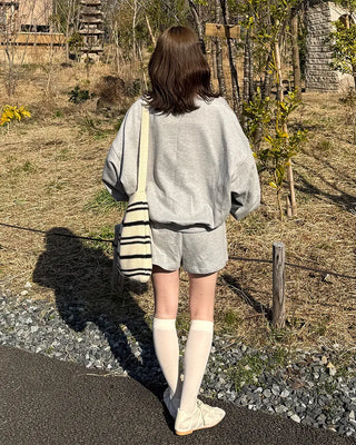 1987 Sweatshirt and Shorts Set