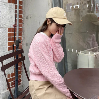 Ribbon Stitch Cardigan