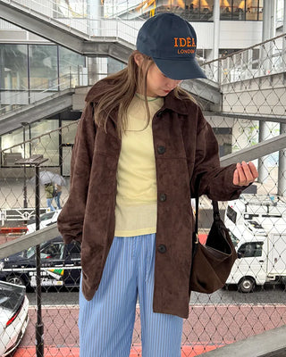 Suede Midi Jacket