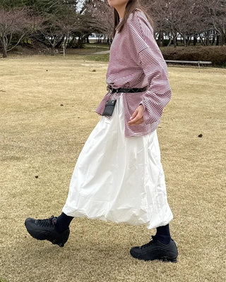 Balloon Fit Long Skirt