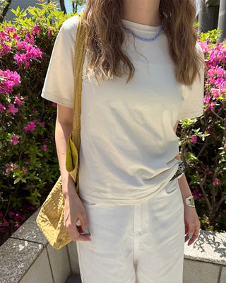 Semi-Cropped Basic Half T-Shirt