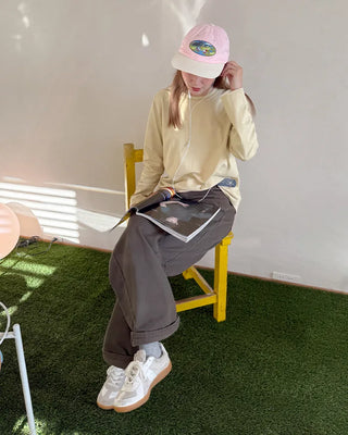 Embroidered Point Ball Cap