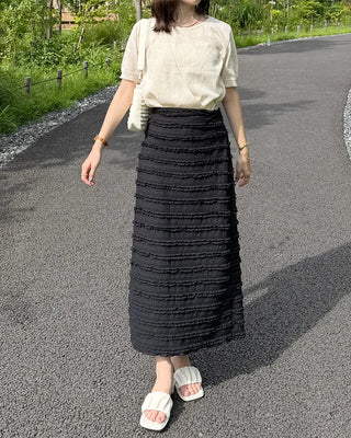 Asymmetrical Wrap Knit