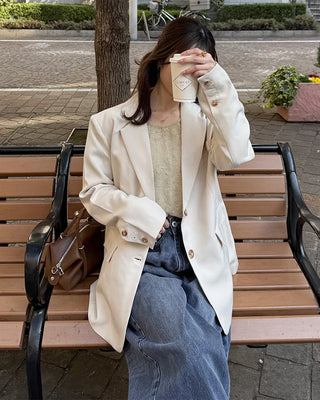 Oversized blazer jacket