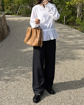 Dot banding pants