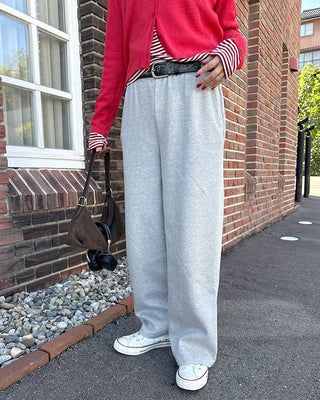 Simple elastic waist sweatpants