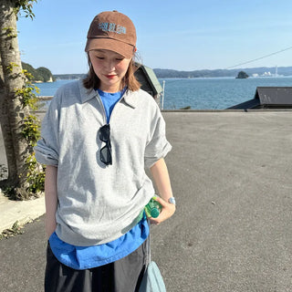 Half-zip sweatshirt