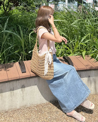 Flower punched short-sleeved cardigan