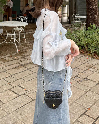 Frill Bistier Blouse Set