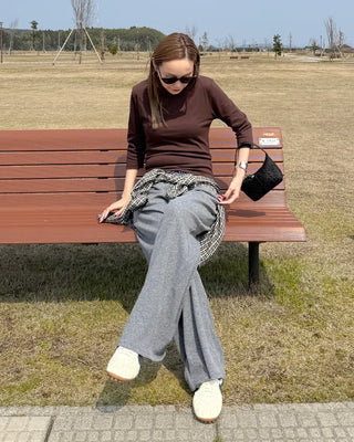 Waffle Wide Easy Pants