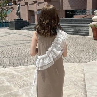 Feminine frill ribbon strap