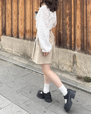 Velcro Mary Jane Platform
