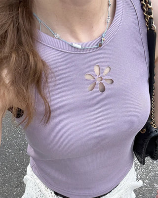 Colored gemstone necklace