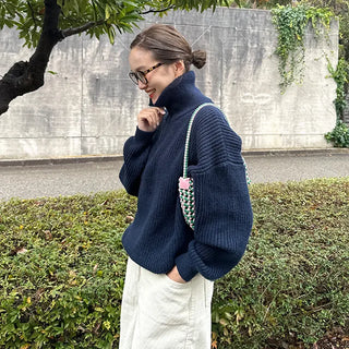 (Unisex) Half-Zip Knit