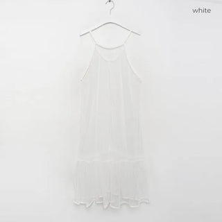 See-through layered dress - P000IYRH