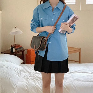 Pocket cotton shirt