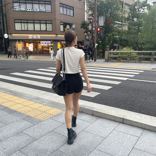 Quilted shoulder bag
