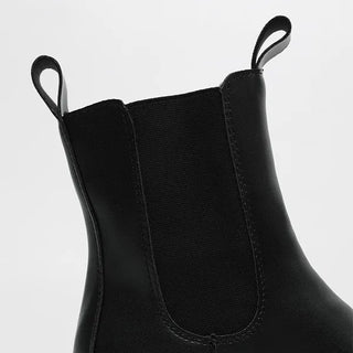 Multi-colored mid-calf Chelsea boots