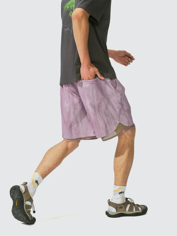 [Monterest] Tie-Dye Double Layer Running Shorts
