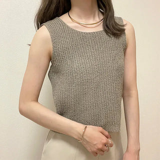 toro square sleeveless knit