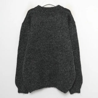Wool-blend color round knit