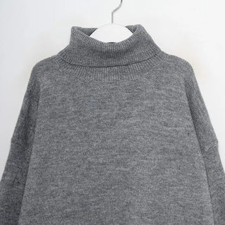 Turtleneck knit dress