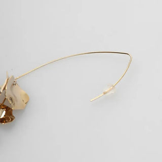 Gold drop earrings
