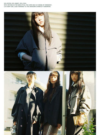 [Moromoro2] Washed Cotton Cropped Jacket