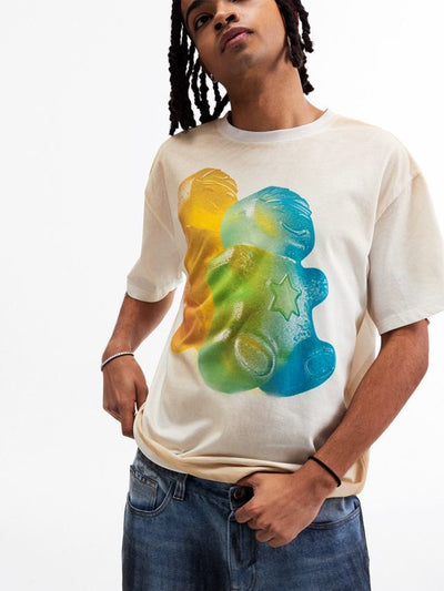 CONP Gummy Man Spray T-shirt (White)