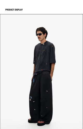 [MASONPRINCE] Patchwork Heavyweight Hooded Jacket/Pant